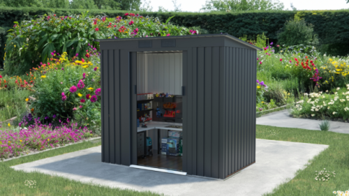 Lotus Adonis 7 x 4 Metal Shed